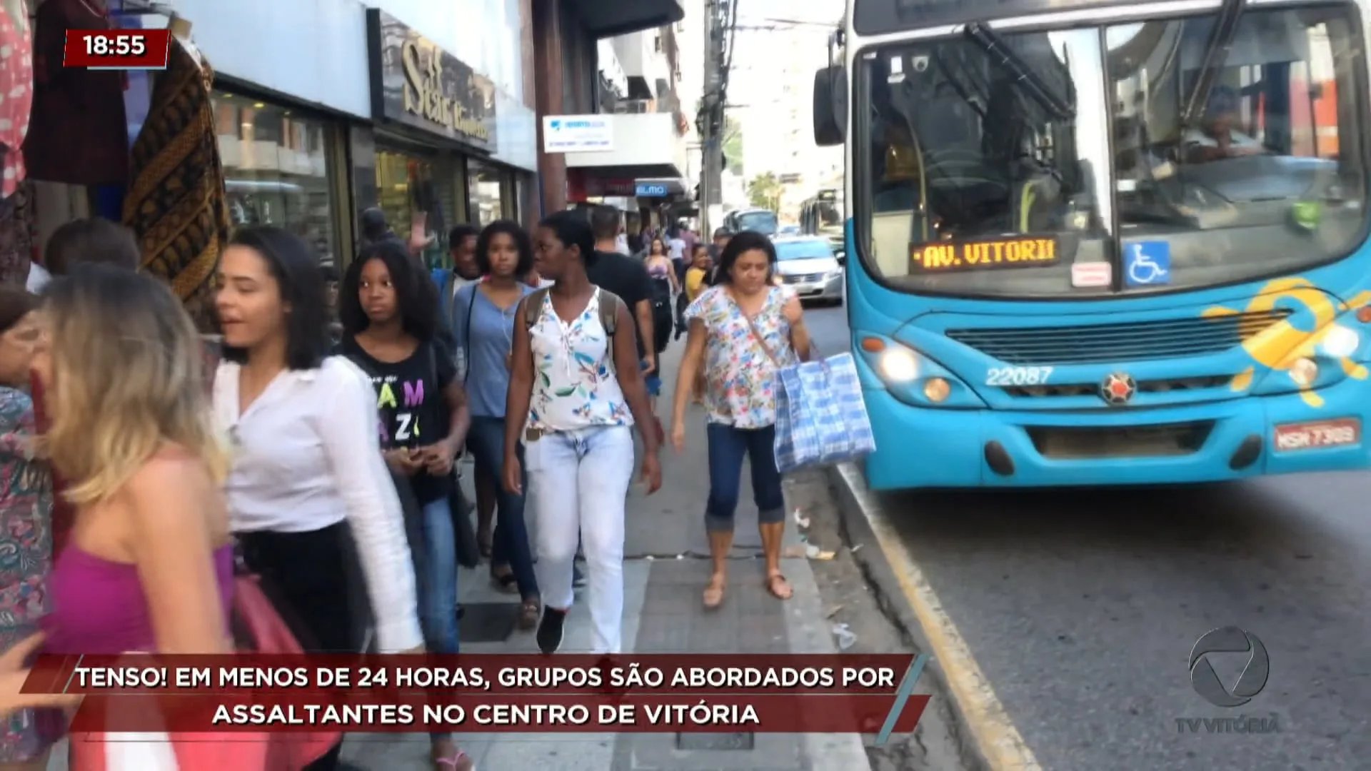 Dois assaltos no Centro de Vitória em menos de 24 horas