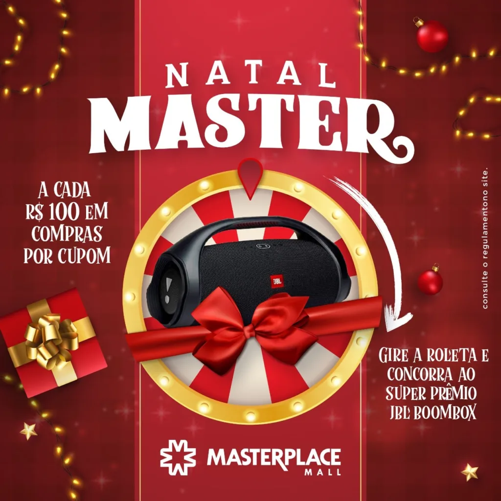 Masterplace promove Natal Master com sorteio de super prêmio Masterplace promove Natal Master com sorteio de super prêmio