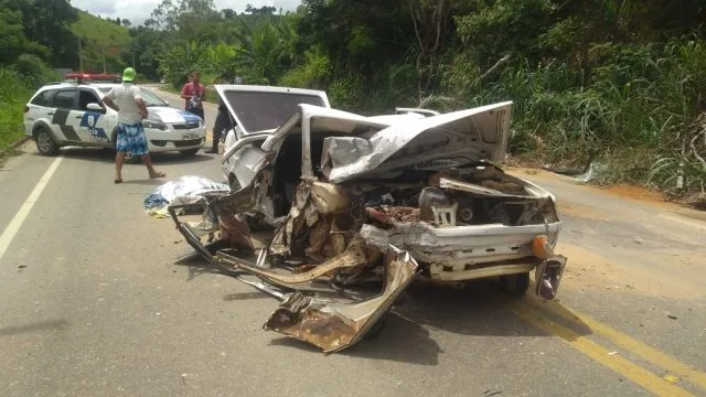 Acidente em Barra de São Francisco deixa um morto e três feridos