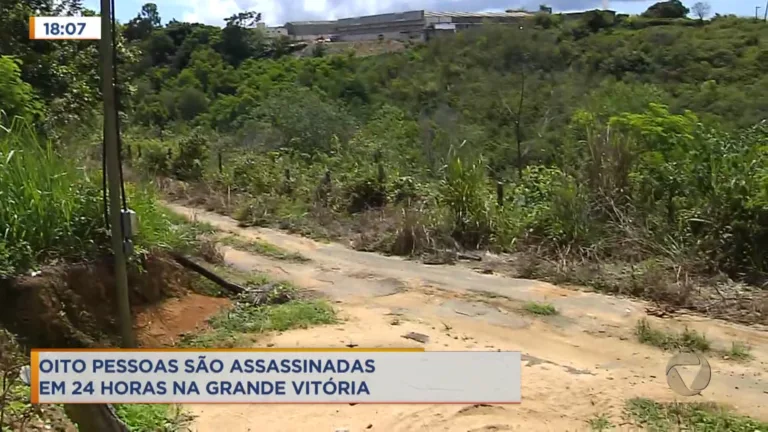 Oito pessoas foram assassinadas em 24 horas na Grande Vitória