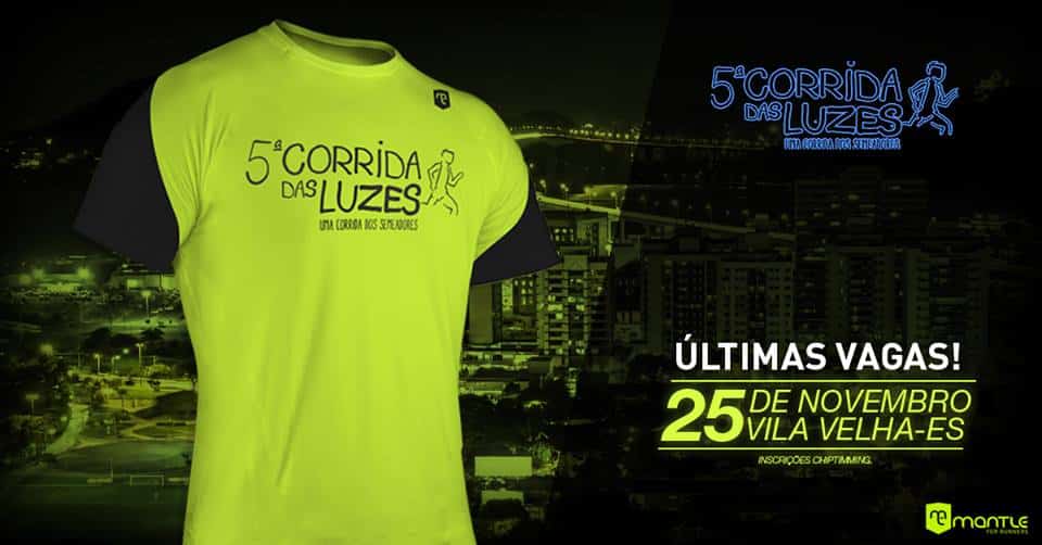 Últimas horas para se inscrever na Corrida das Luzes, a maior night run do ES!