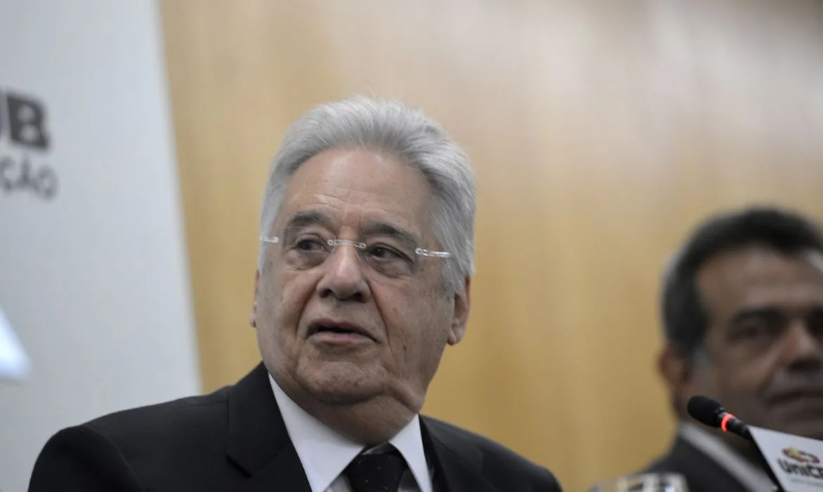 Durante a palestra Brasil, Qual Será o Seu Futuro?, o ex-presidente Fernando Henrique Cardoso afirmou não ser pessimista em relação ao país. Segundo ele, o Brasil tem um “potencial enorme” (Wilson Dias/Agência Brasil)