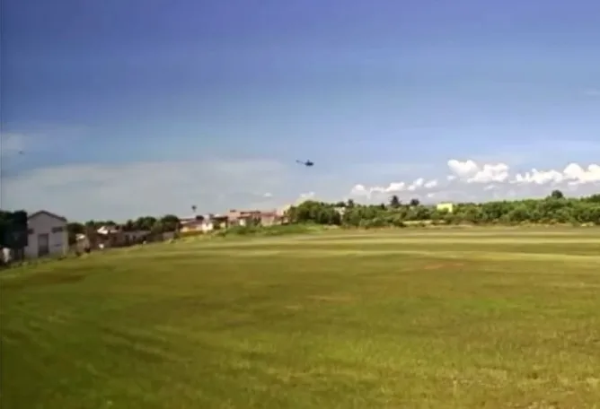 Vídeo mostra momento exato da queda de helicóptero em Vila Velha