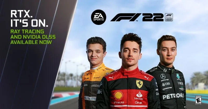 F1 22: DLSS da NVIDIA mais que dobra a performance do jogo