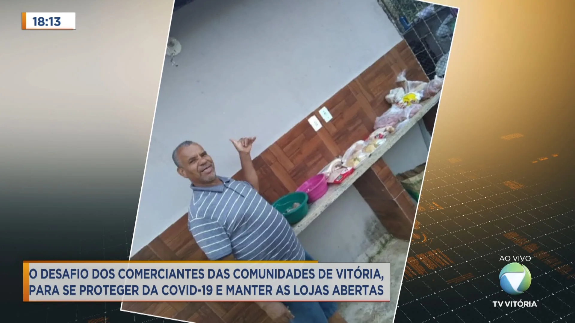 Pequenos comerciantes de comunidades em Vitória se mobilizam contra a Covid-19