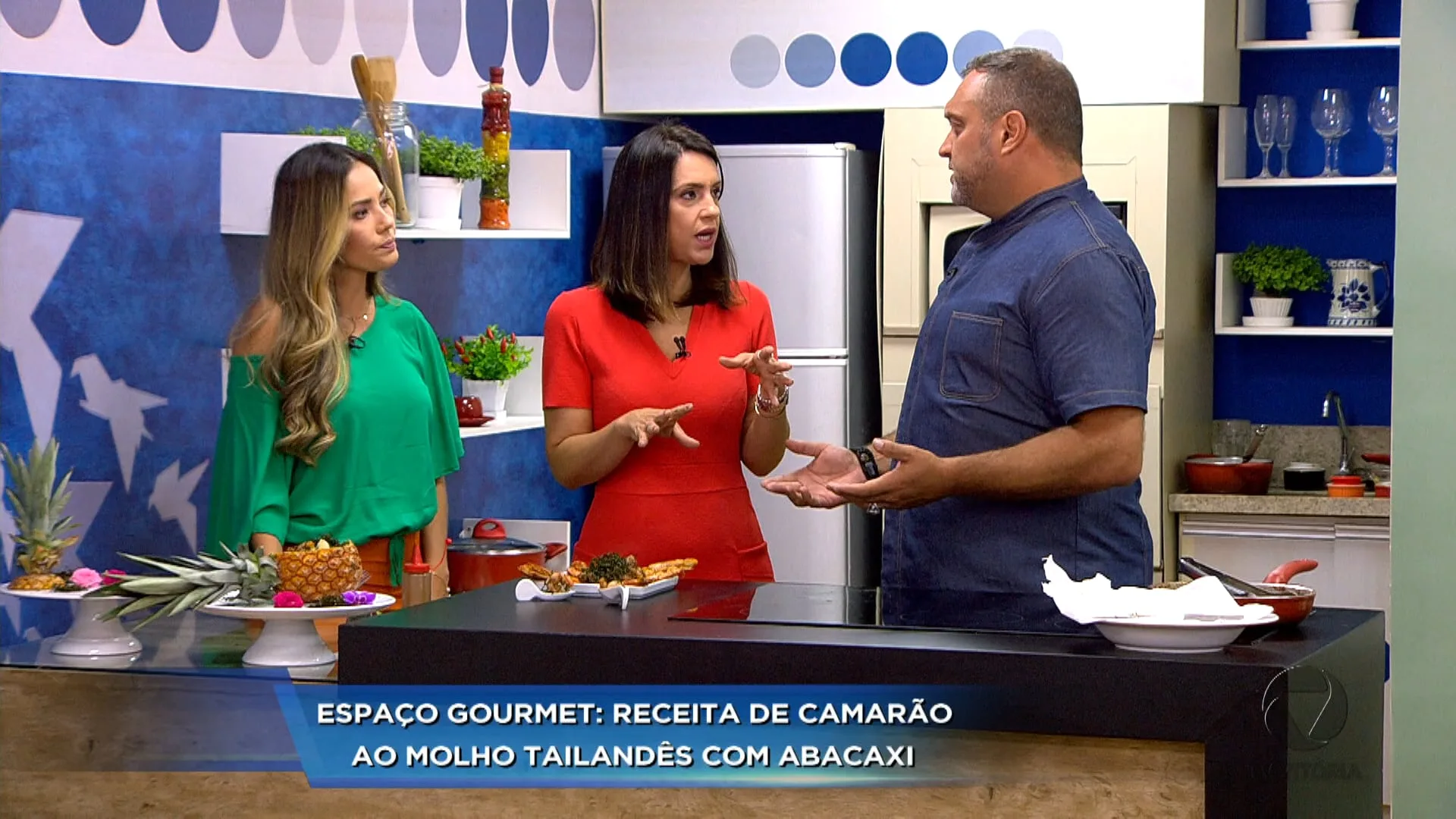 Espaço gourmet: camarão com molho tailandês