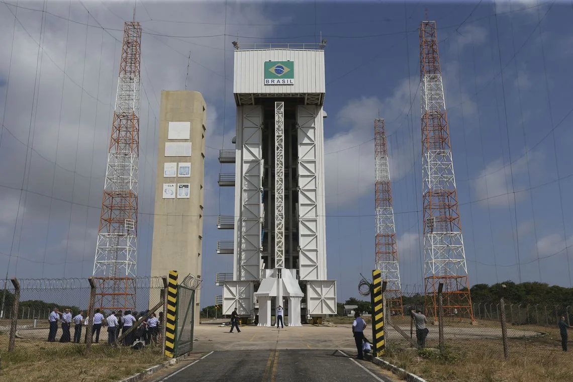 Instalações do Centro de Lançamento de Alcântara (CLA), no Maranhão.