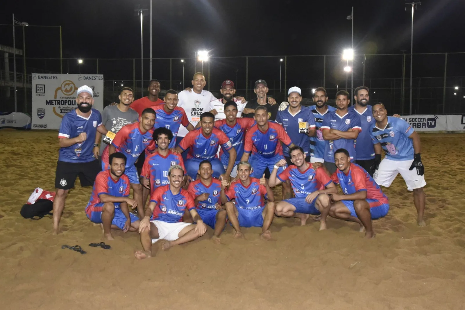 Vitória e Aracruz se classificam para a fase final do Capixabão de Beach Soccer