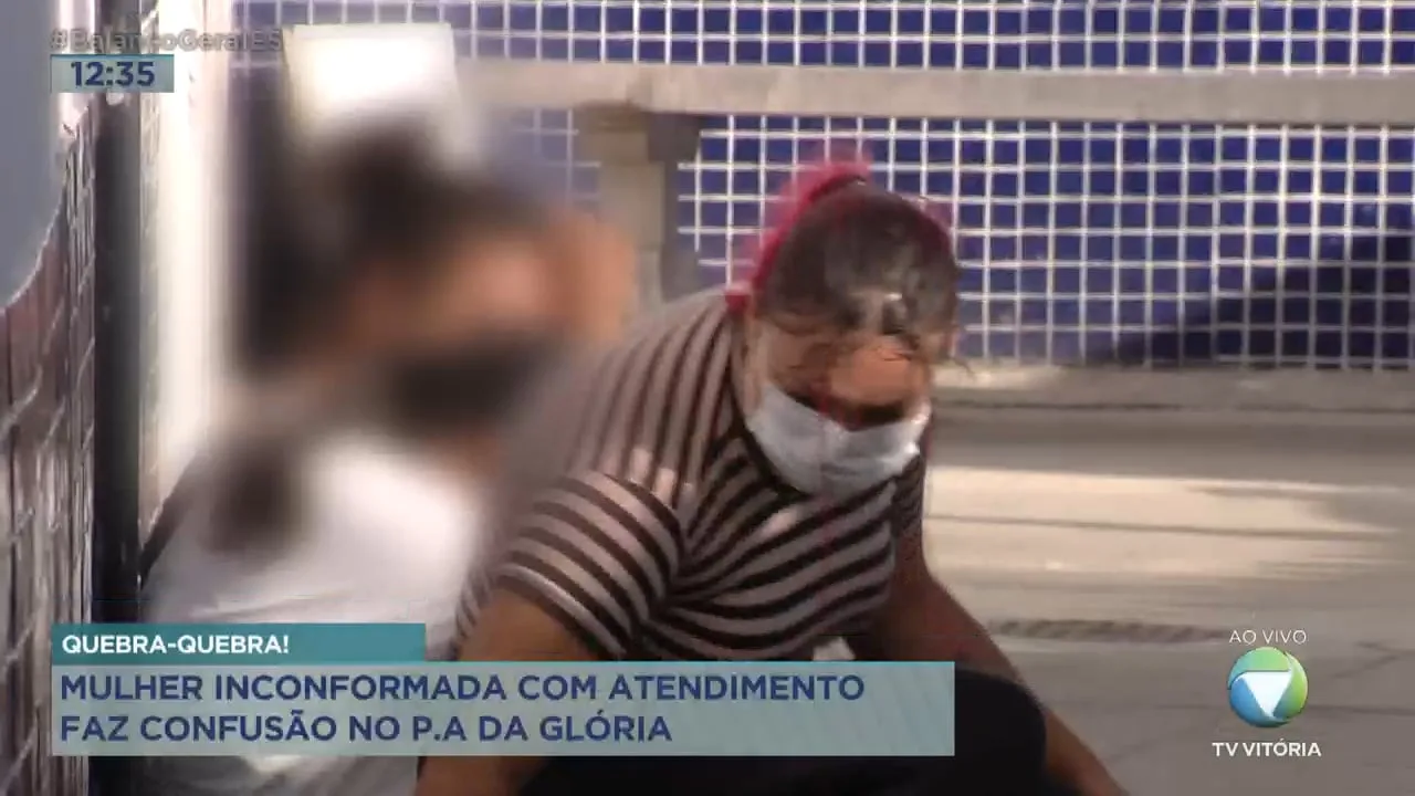 Mulher inconformada com atendimento faz confusão em PA da Glória