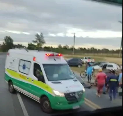 Motociclista morre em acidente na BR-101 em Sooretama