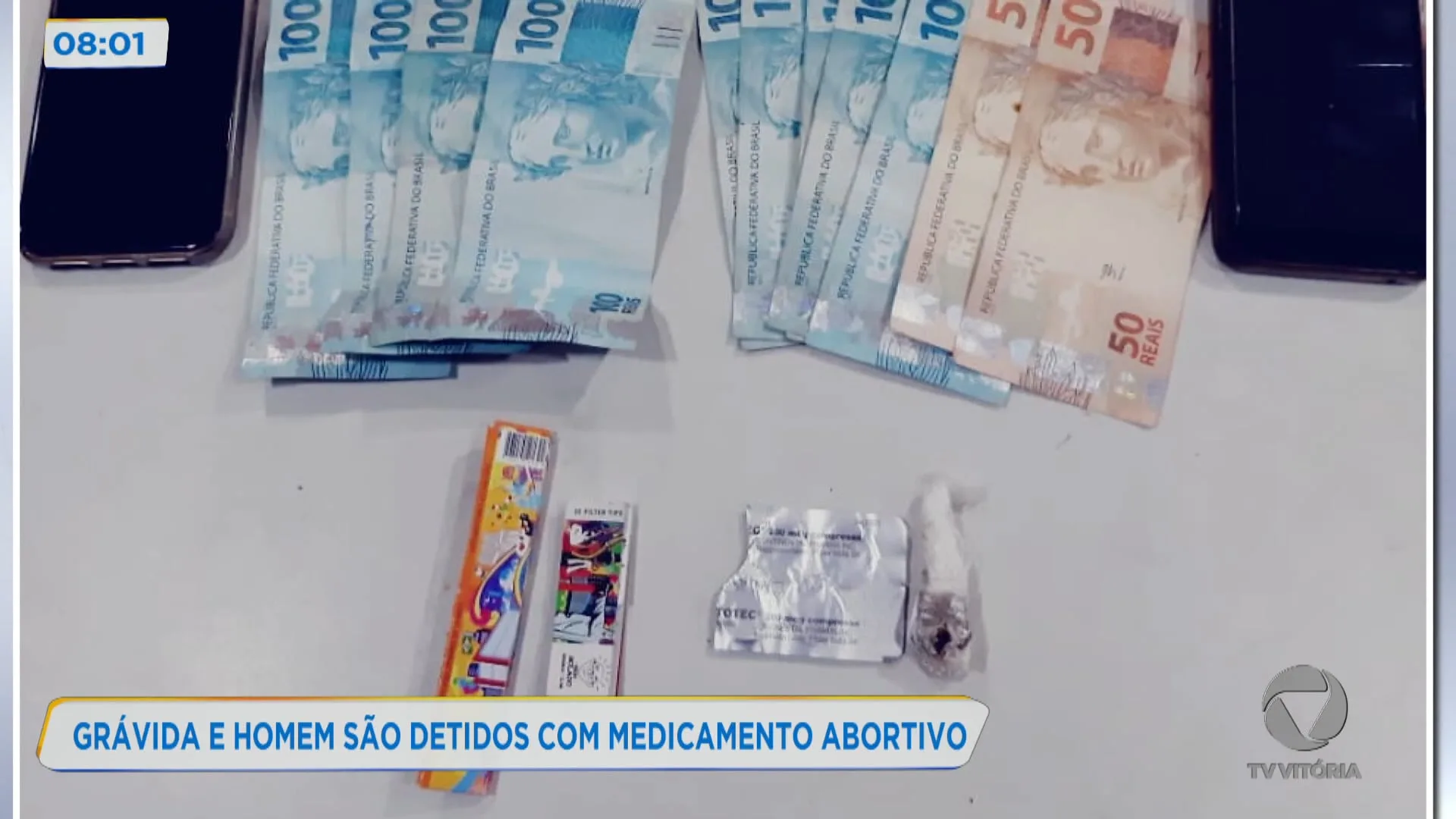 Grávida e homem são detidos com medicamento abortivo