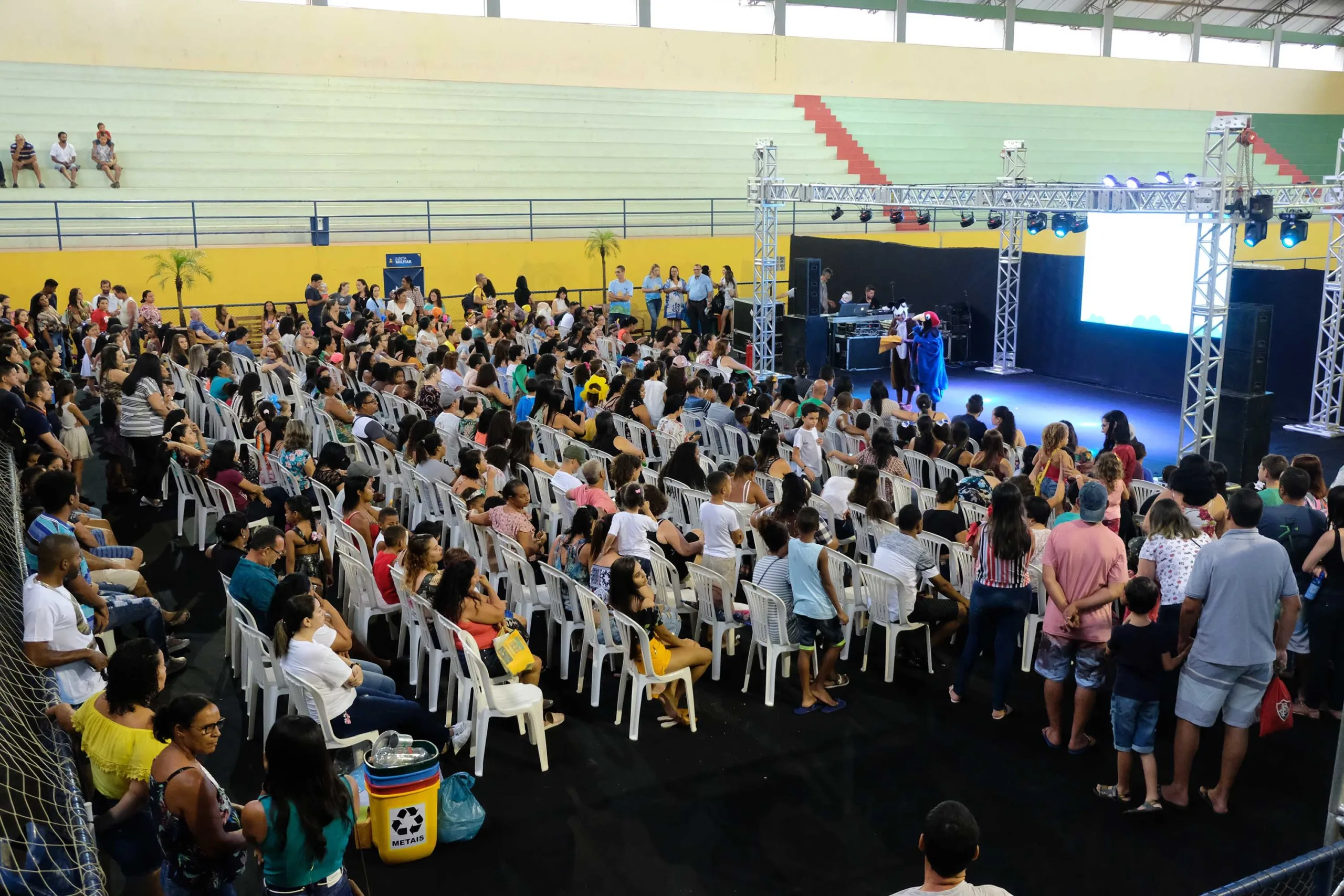 Crianças deram show em evento de encerramento do Programa Cuidar Mais