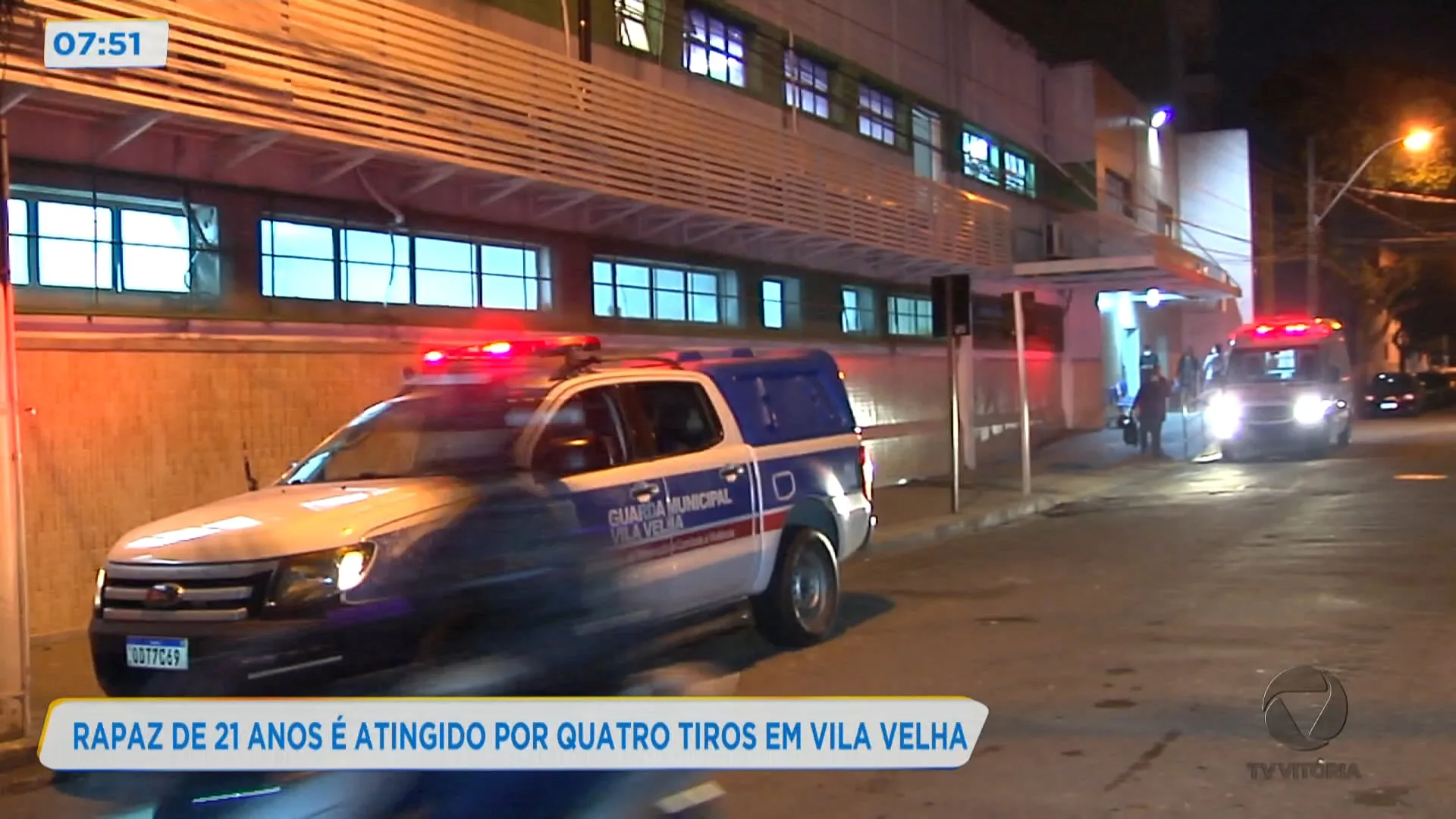 Rapaz de 21 anos é atingido por quatro tiros em Vila Velha