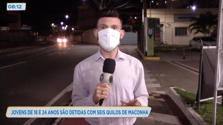 Jovens de 18 e 24 anos são detidas com seis quilos de maconha
