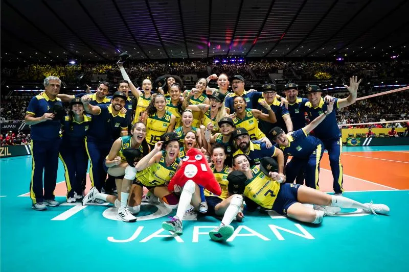 Seleção feminina de vôlei garante vaga nos Jogos Olímpicos de Paris