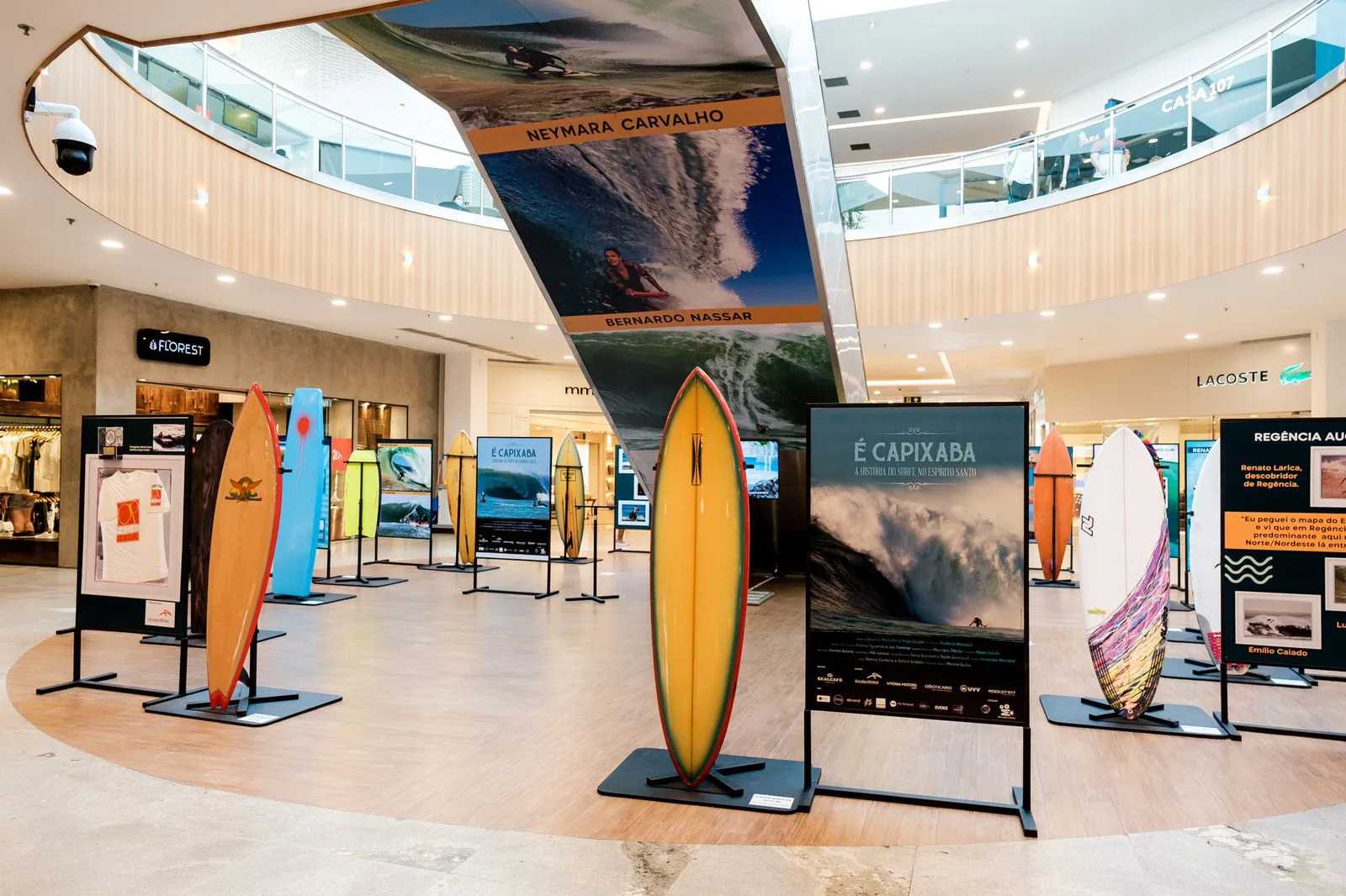 Exposição no Shopping Vitória conta a história do Surfe no Espírito Santo