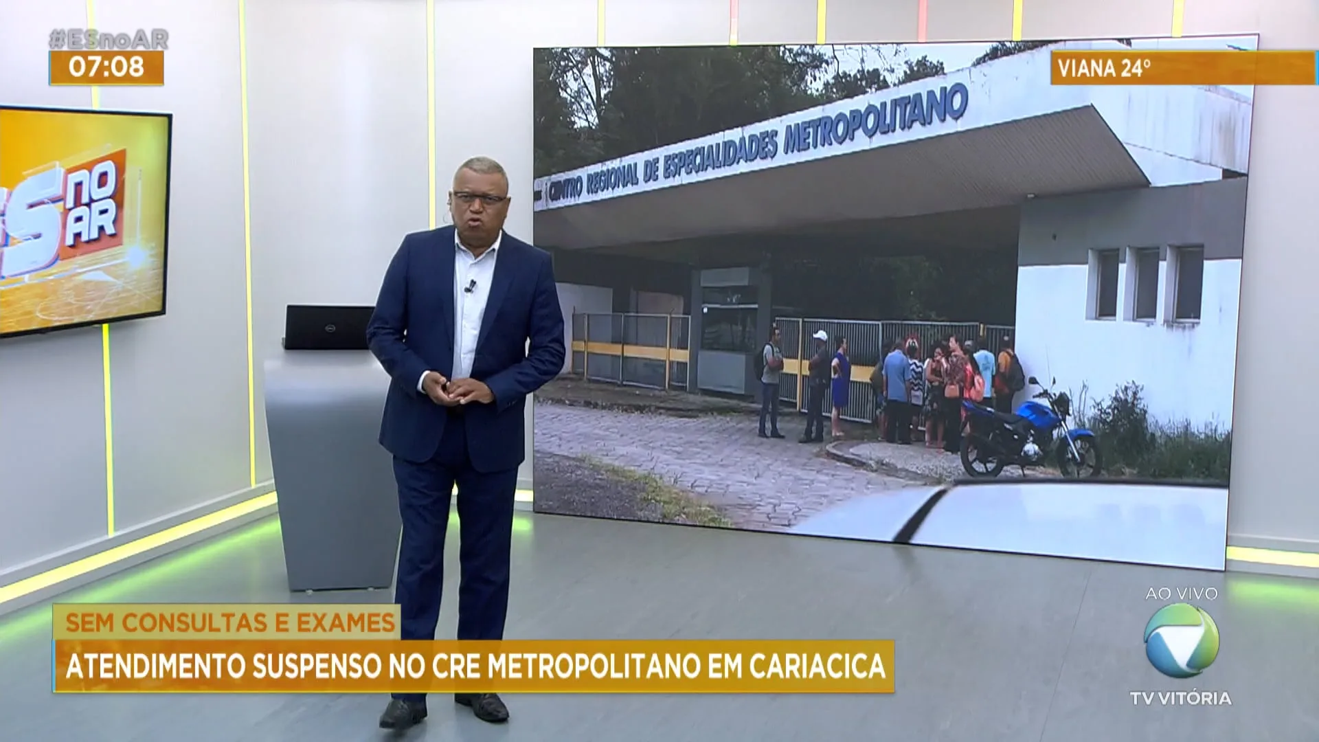 Atendimento suspenso no CRE Metropolitano em Cariacica