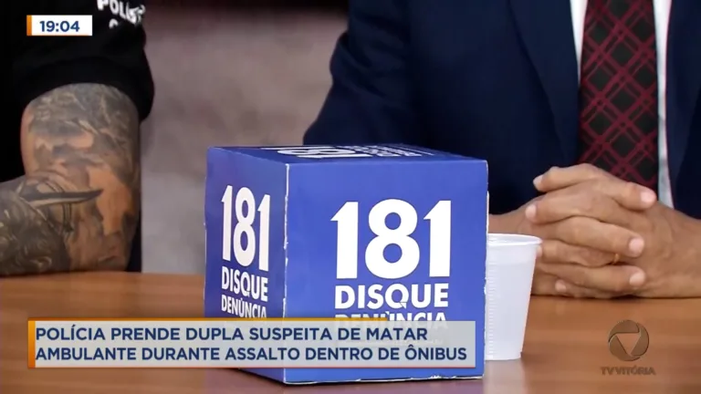 Polícia prende dupla suspeita de matar ambulante durante assalto