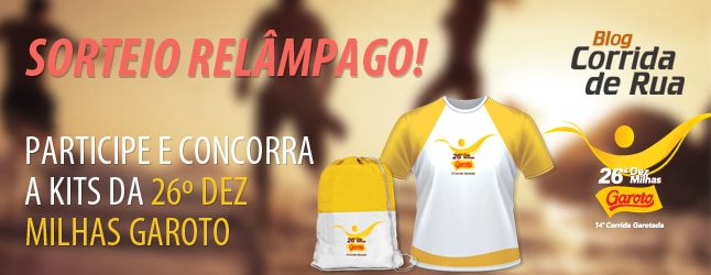 Sorteio relâmpago: Concorra a kits da Dez Milhas Garoto!