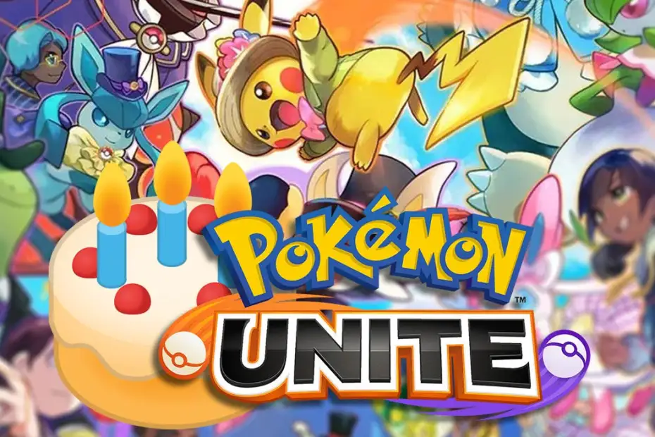 Pokémon Unite: Mew, Dodrio e Scizor na comemoração de 1º aniversário