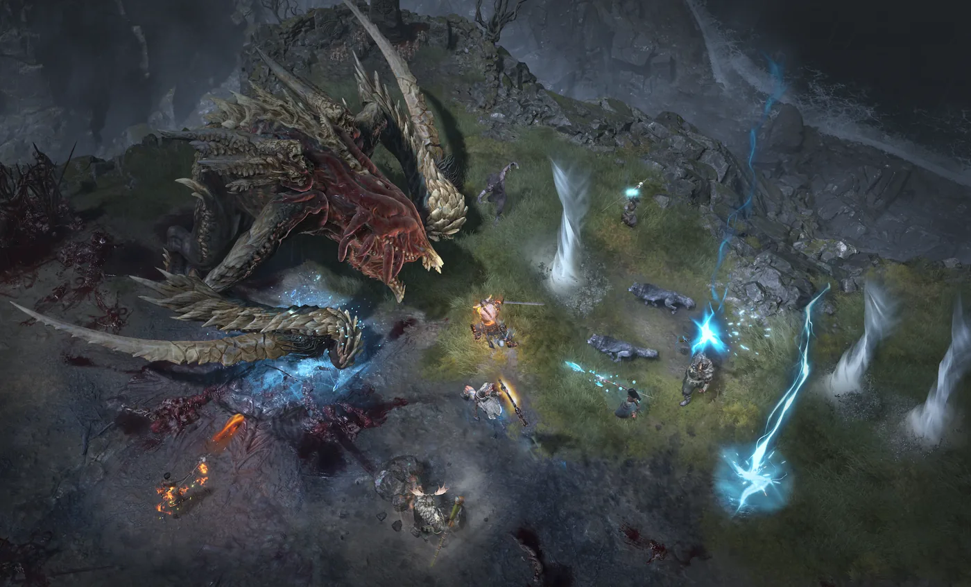 DIABLO IV tem novo vazamento de vídeo com 40 minutos e muitas imagens