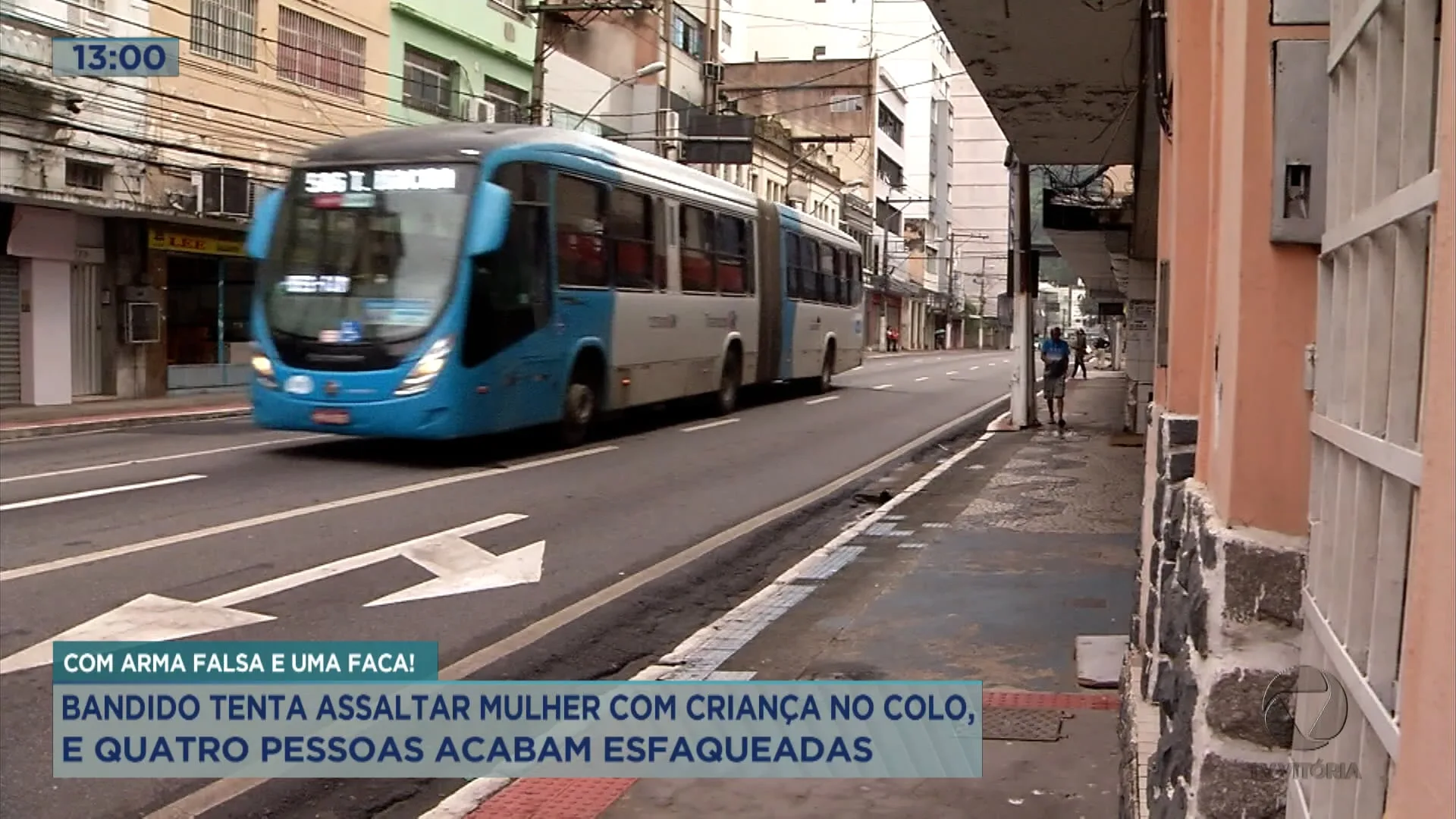 Quatro pessoas são esfaqueadas no Centro de Vitória