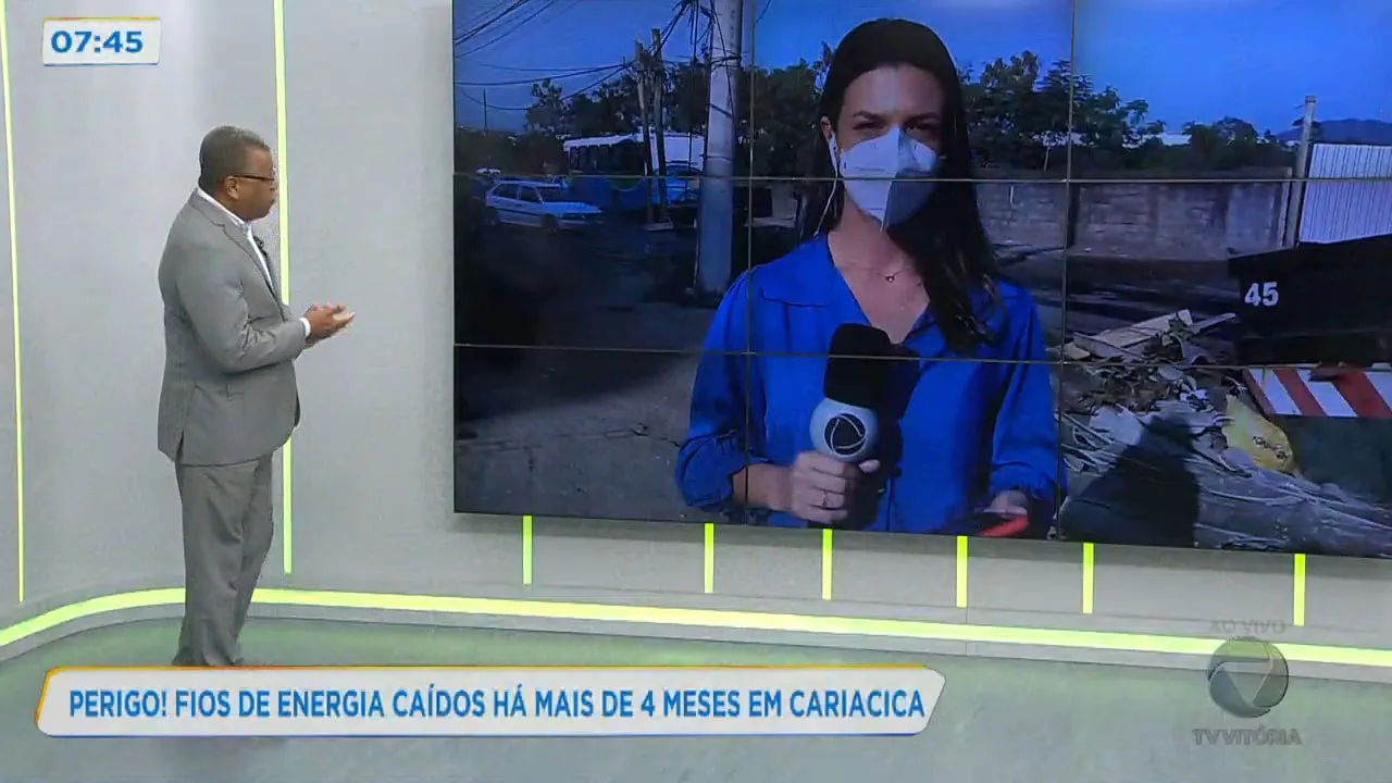 Fios de energia caídos há mais de 4 meses