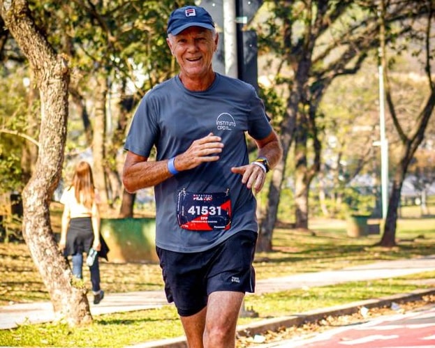 Avô atleta: ele encontrou na corrida, além de um estilo de vida, mais saúde