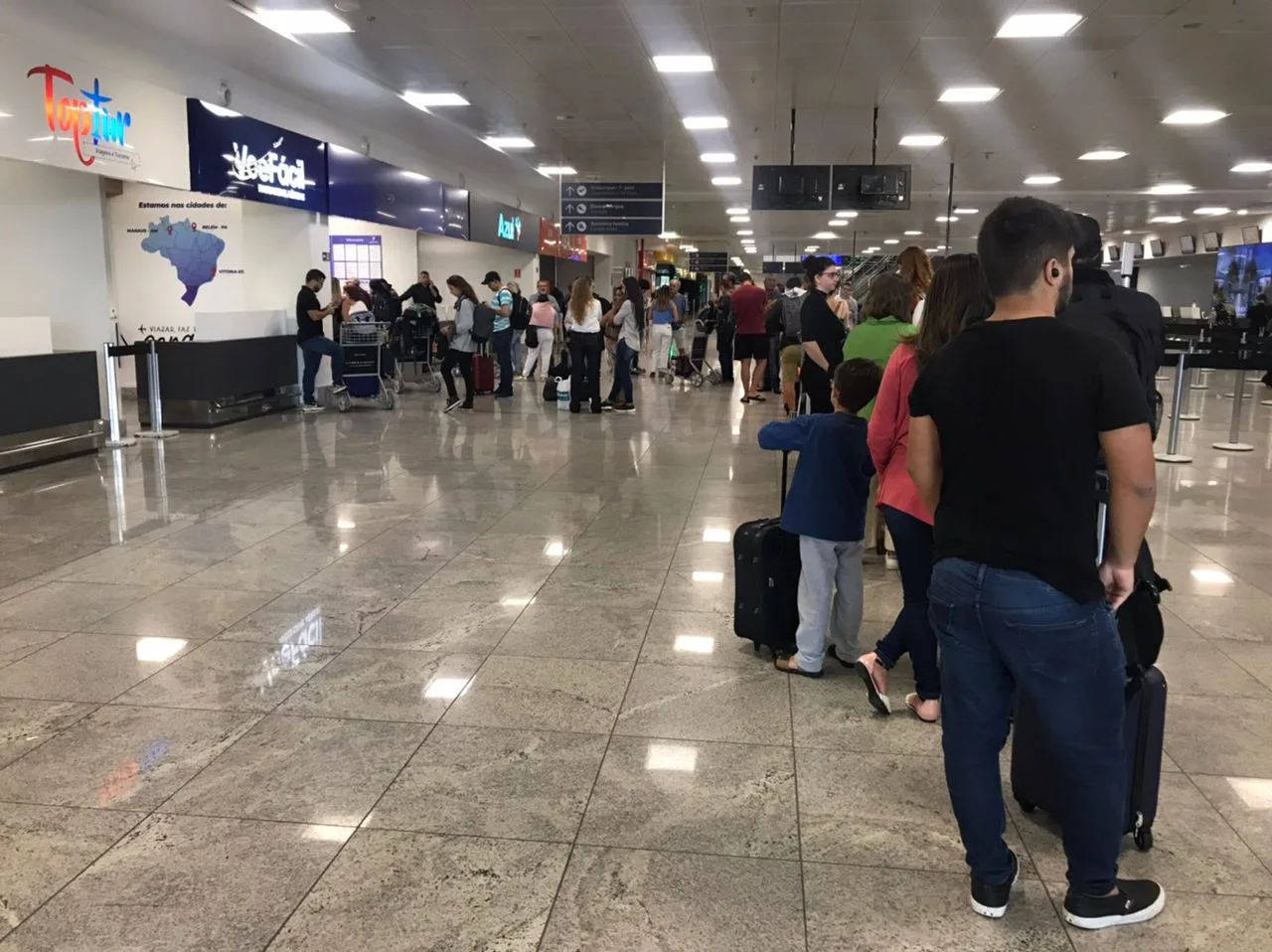 Atrasos e cancelamentos: voos no Aeroporto de Vitória são afetados após acidente em Congonhas