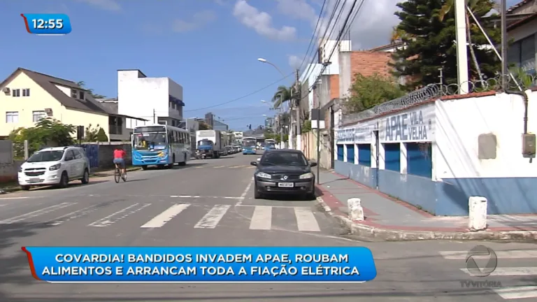 APAE de Vila Velha é arrombada por criminosos