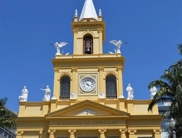 Comerciante de Guarapari que está em SP registra situação no entorno da Catedral de Campinas