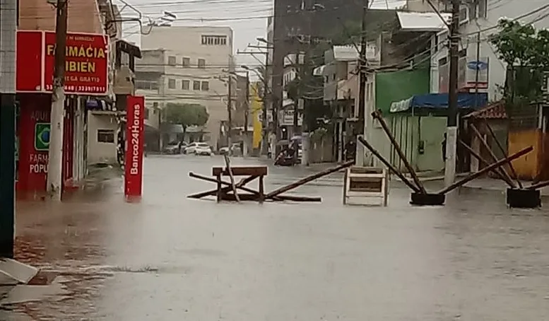 Vila Velha terá monitoramento em áreas de risco; município é um dos mais afetados pela chuva