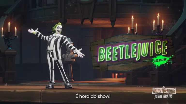 Novo trailer de MultiVersus revela gameplay de Beetlejuice