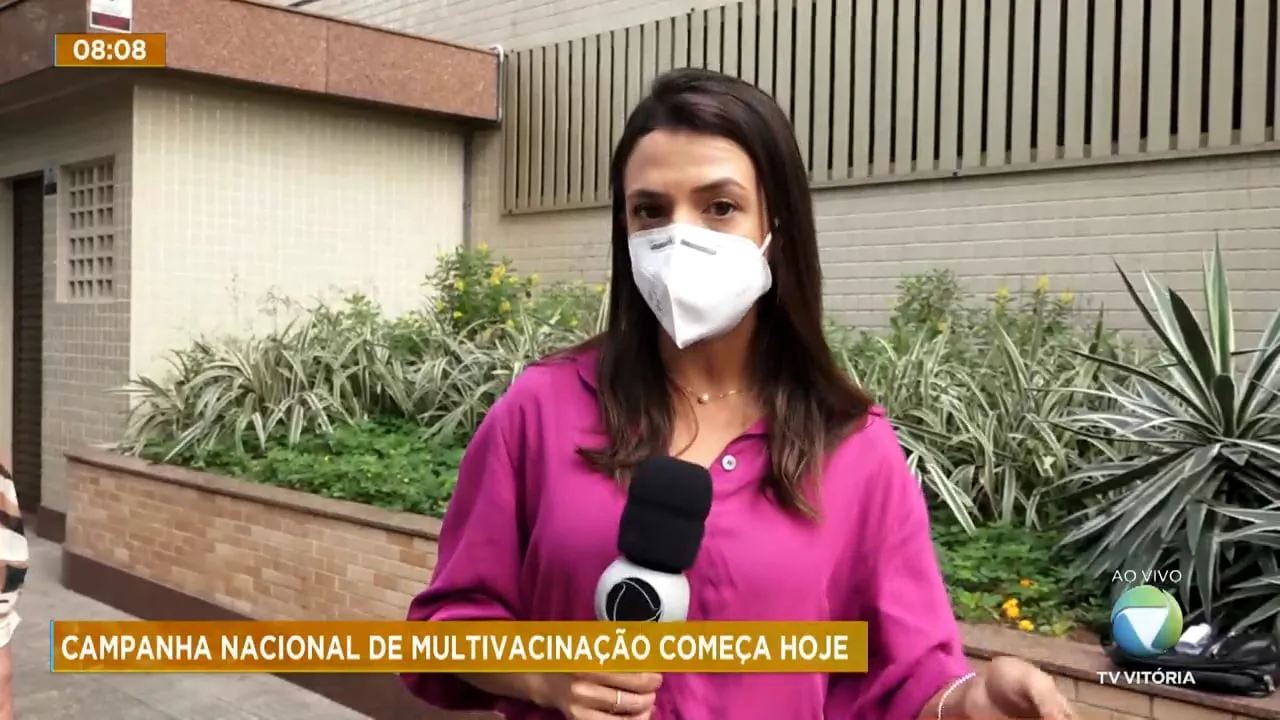 Campanha nacional de multivacinação começa hoje