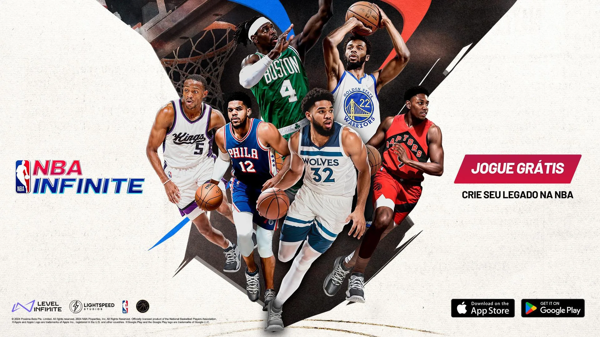 Crie o seu próprio legado com NBA INFINITE, já disponível