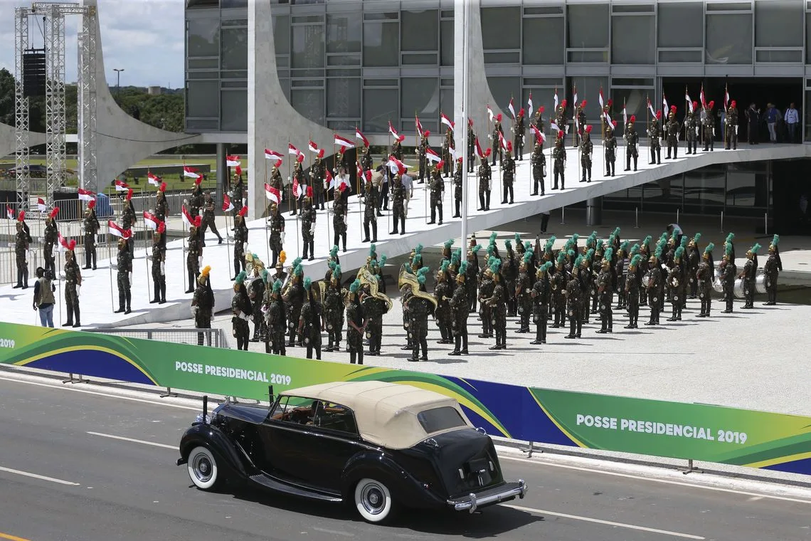 Último ensaio para a posse do presidente eleito, Jair Bolsonaro.