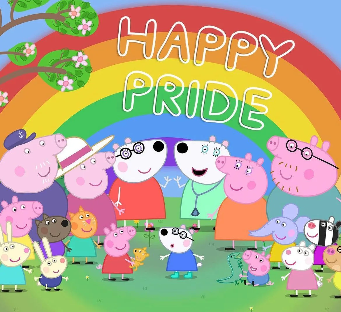 Desenho Peppa Pig celebra Mês do Orgulho LGBT e recebe críticas