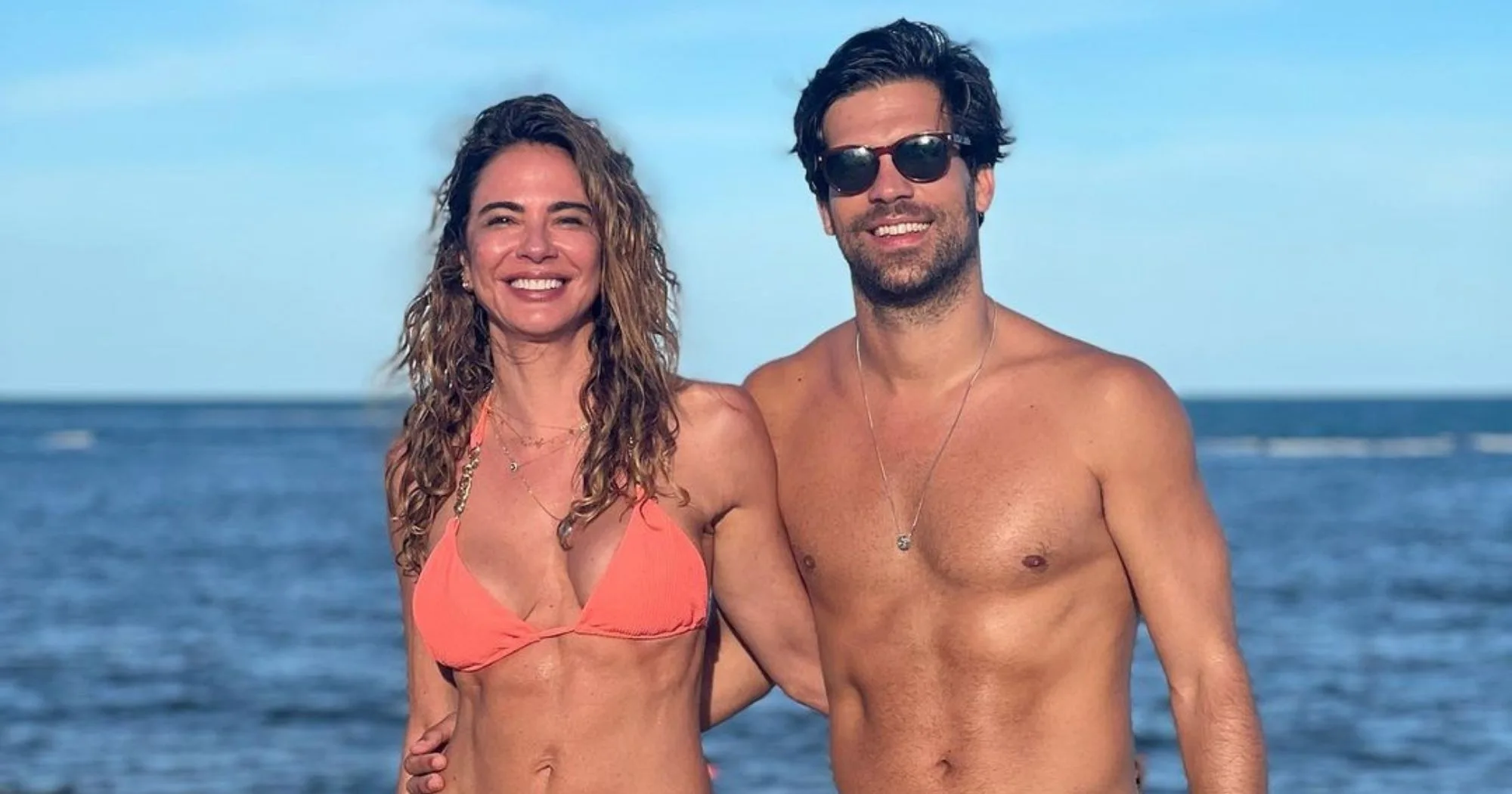 Em foto rara, Luciana Gimenez aparece com namorado gato: "Meu casal"