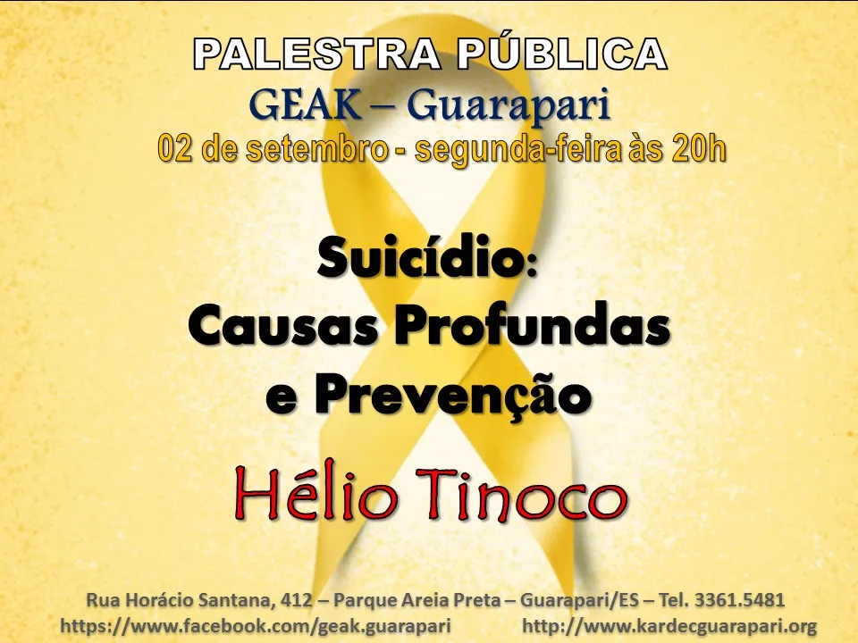 Guarapari recebe eventos para dar início à Campanha Setembro Amarelo