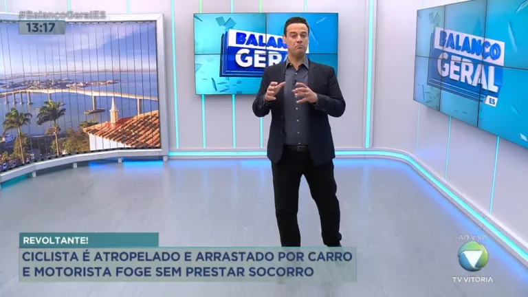Ciclista é atropelado e arrastado em Vila Velha