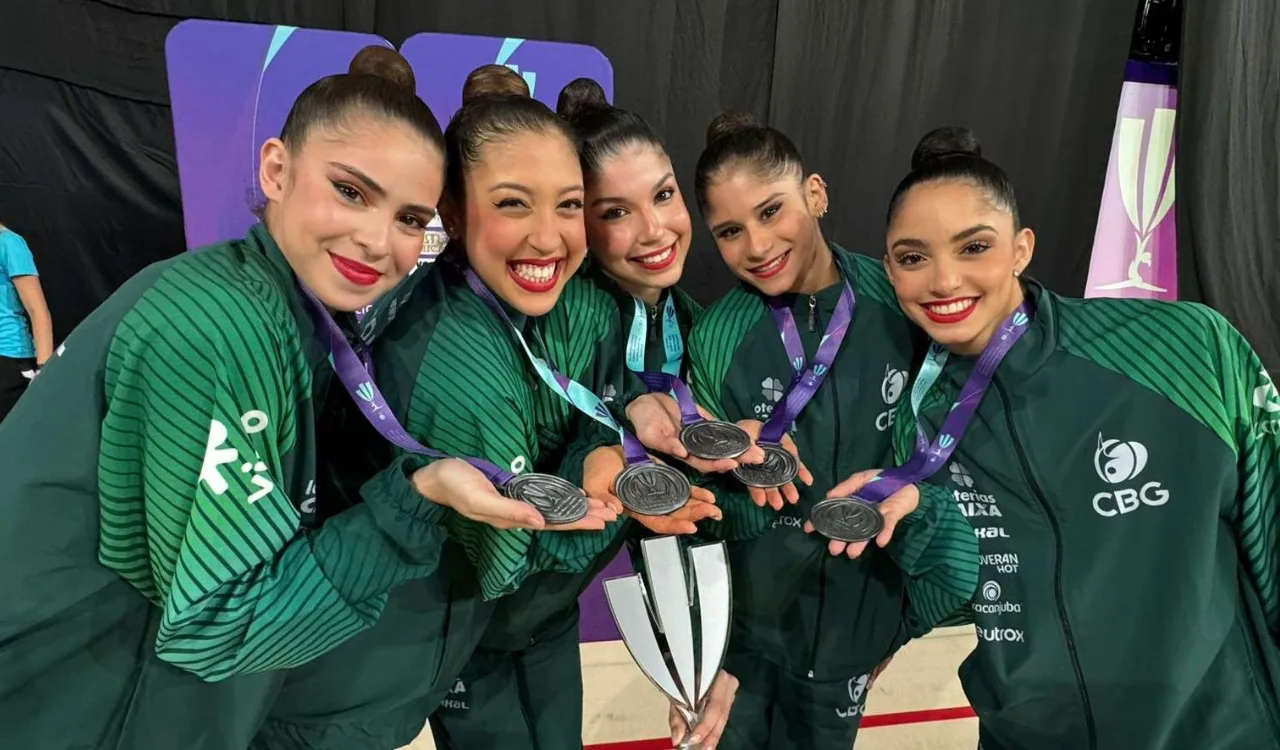 Ginástica rítmica brasileira ganha a prata na última competição antes da Olimpíada