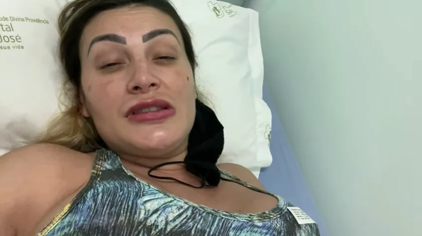 Grávida de 7 meses, Andressa Urach é internada às pressas: "Vai nascer"