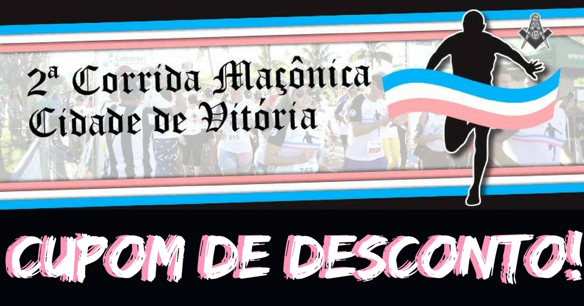 Blog Corrida de Rua dá desconto para a Corrida Macônica. Peça o seu cupom!