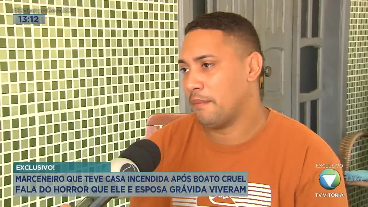 Marceneiro que teve casa incendiada após boato fala do horror que ele e esposa viveram