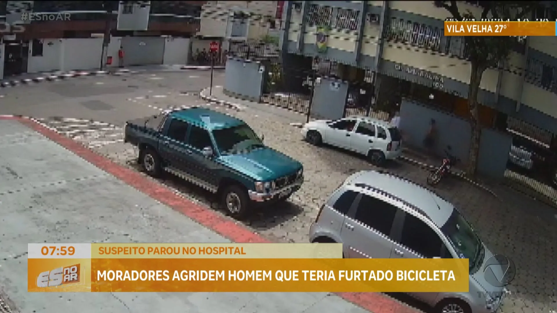 Moradores agridem homem que teria furtado bicicleta