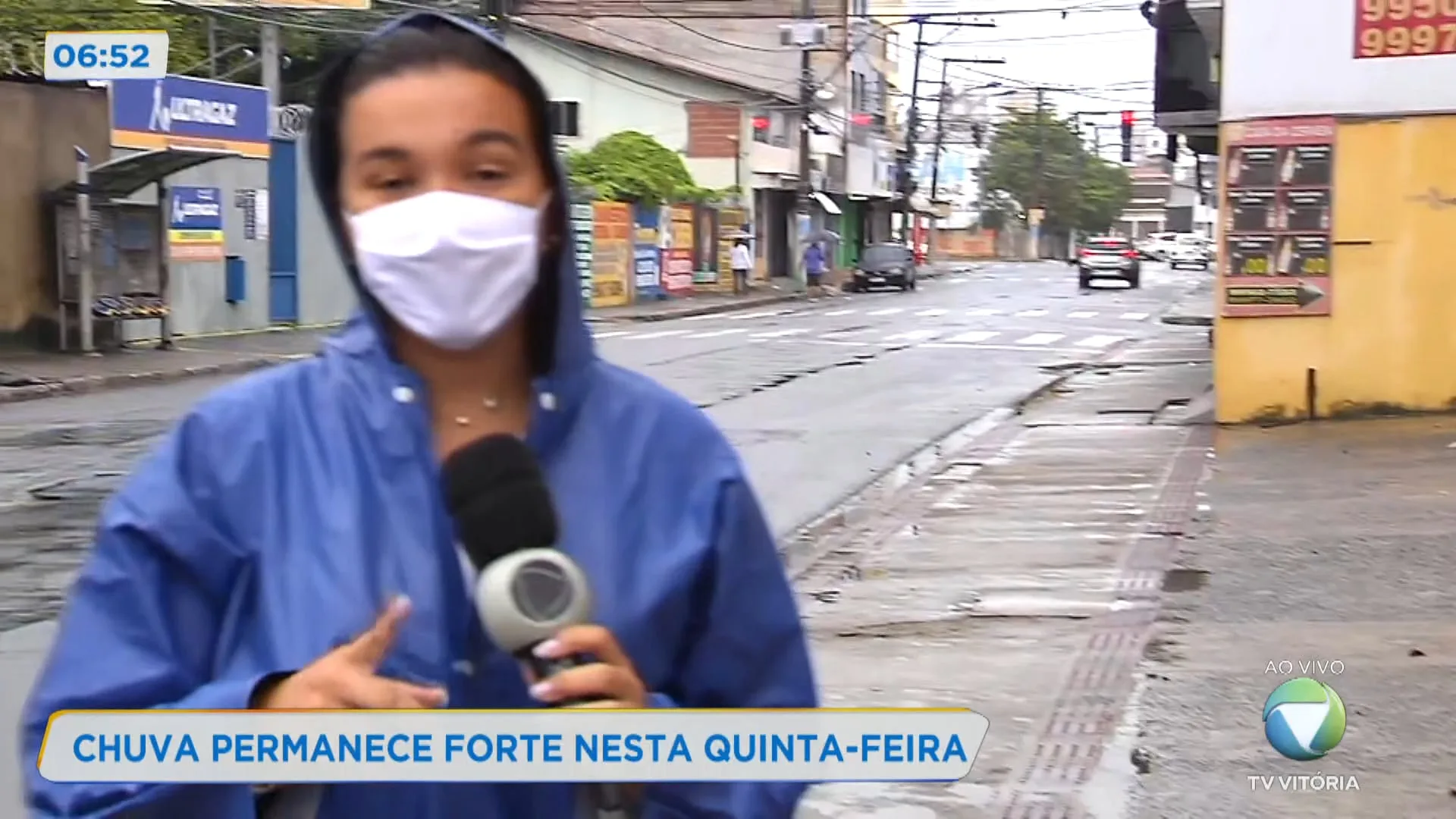 Chuva permanece forte nesta quinta-feira