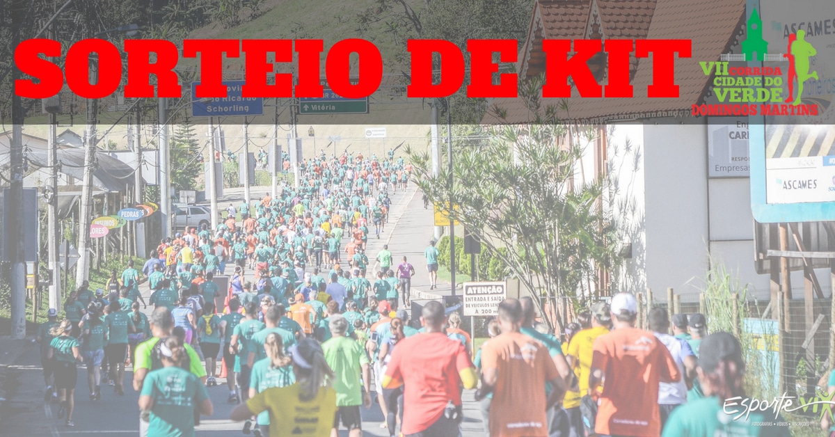 Corram para as montanhas! Sorteio de kit para a VII Corrida Cidade do Verde, em Domingos Martins