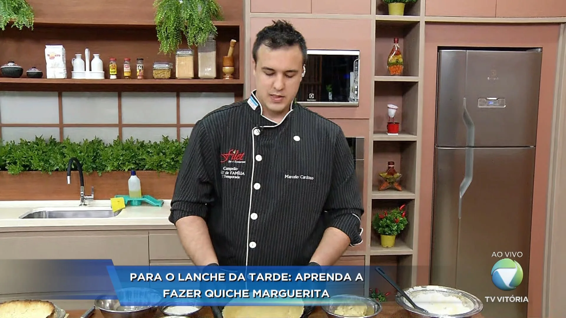 Espaço gourmet: quiche marguerita