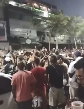 VÍDEO | Mais uma vez, Rua da Lama vira palco de festas clandestinas e aglomerações