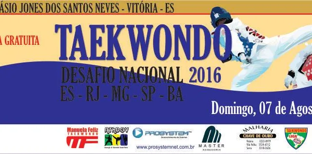 Desafio Nacional de Taewkondo movimenta o DED neste final de semana com seminários e competições Desafio Nacional de Taewkondo movimenta o DED neste final de semana com seminários e competições